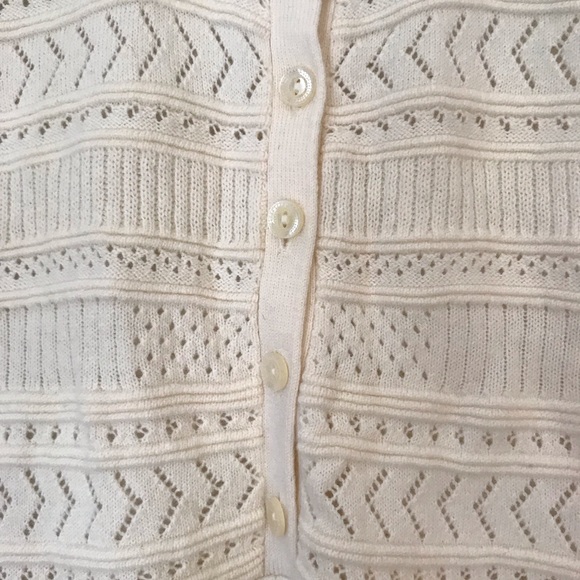 White Bell Sleeve Popover Sweater - Picture 5 of 6